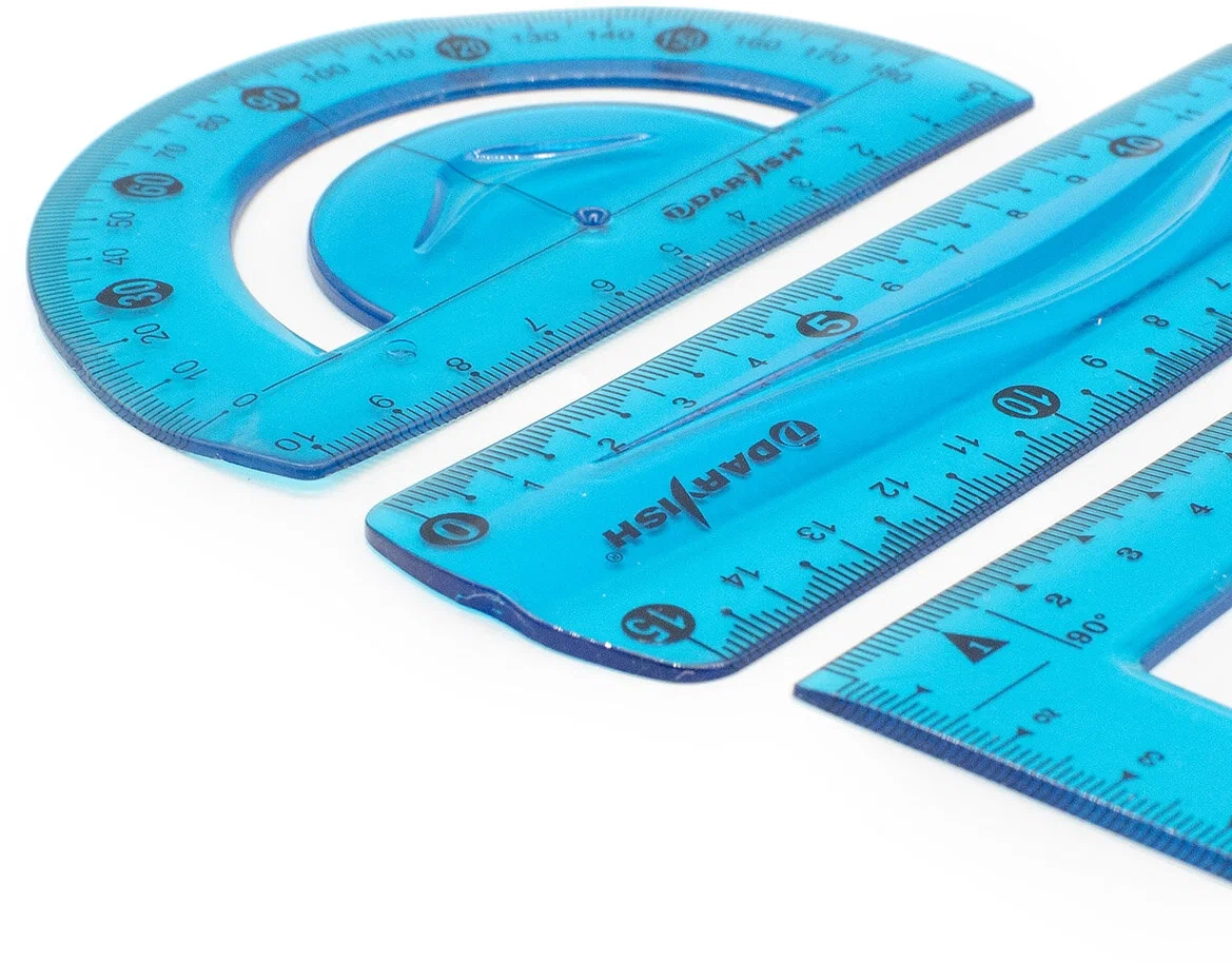 Набор линеек геометрических 3 предмета