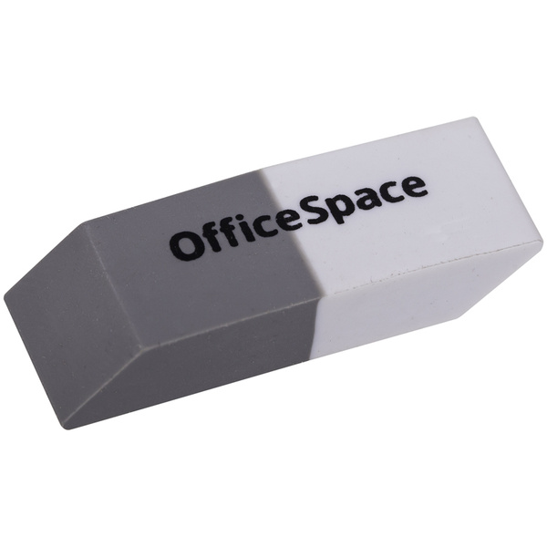 Ластик OfficeSpace, скошенный, комбинированный  41*14*8мм