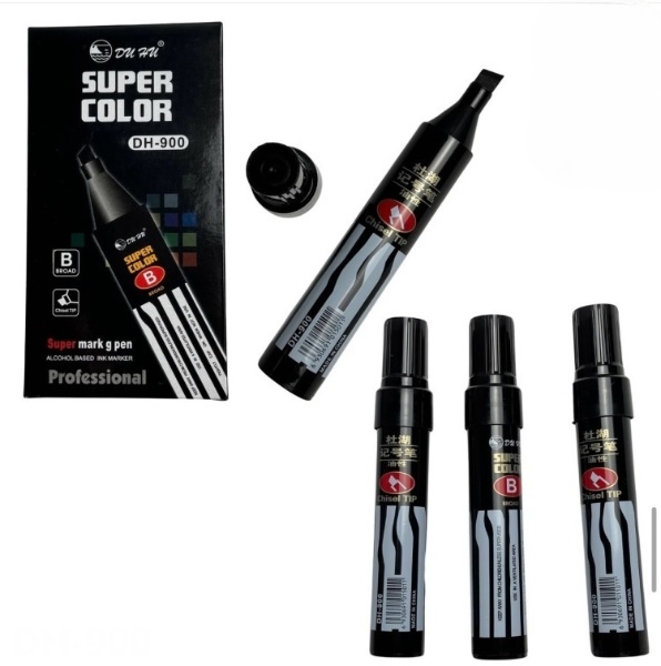 Маркер перманентный черный DH-900