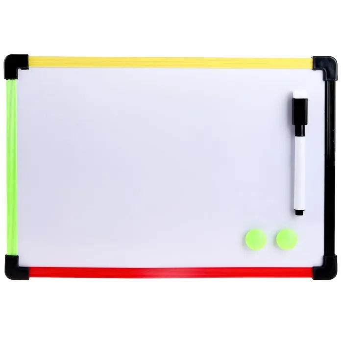 Доска магнитно маркерная 25*25 в наборе маркер+магниты