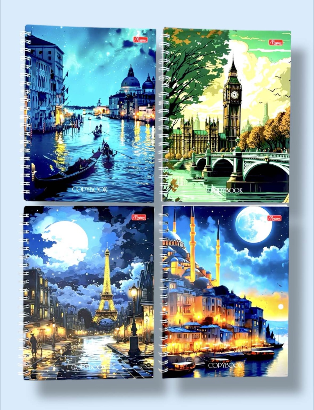 Тетрадь А4 80 листов клетка на гребне ТС80-А4-СТ