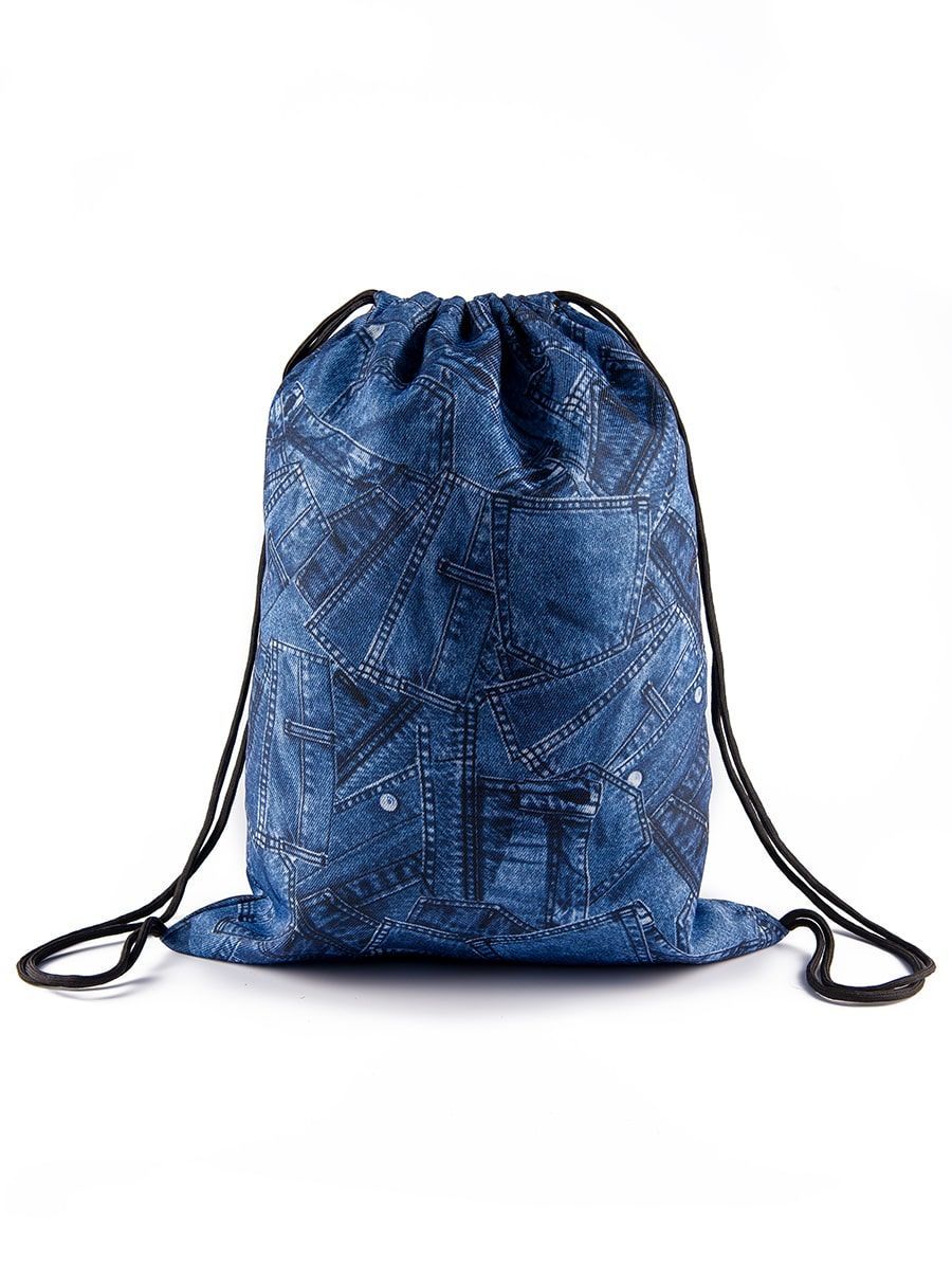 Мешок для обуви джинса