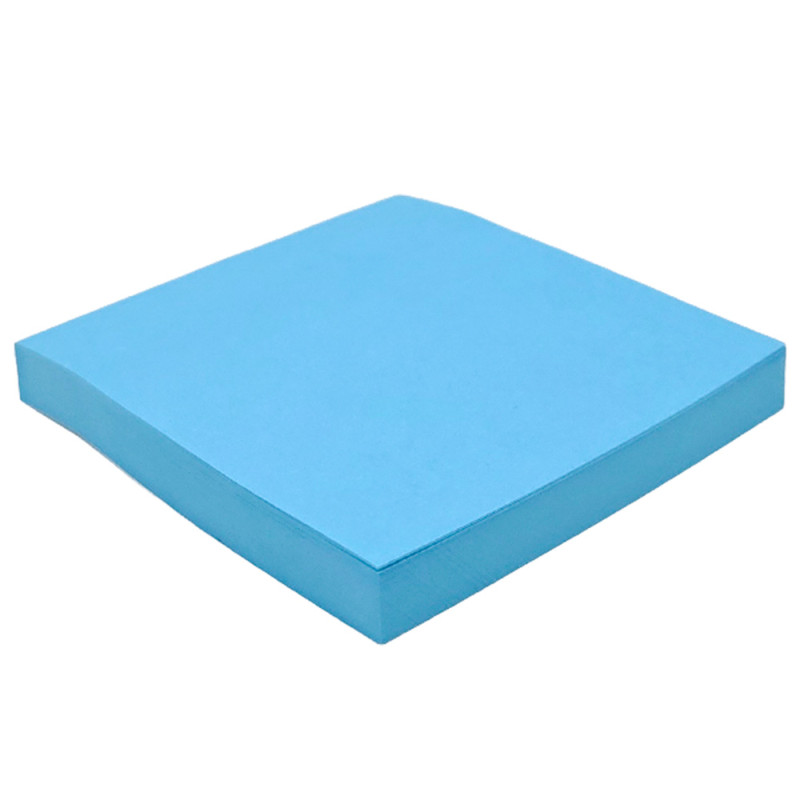 Стикер самоклеящийся 100 лист KUVERT Stiky 76*76мм, неон-синий, 100 листов