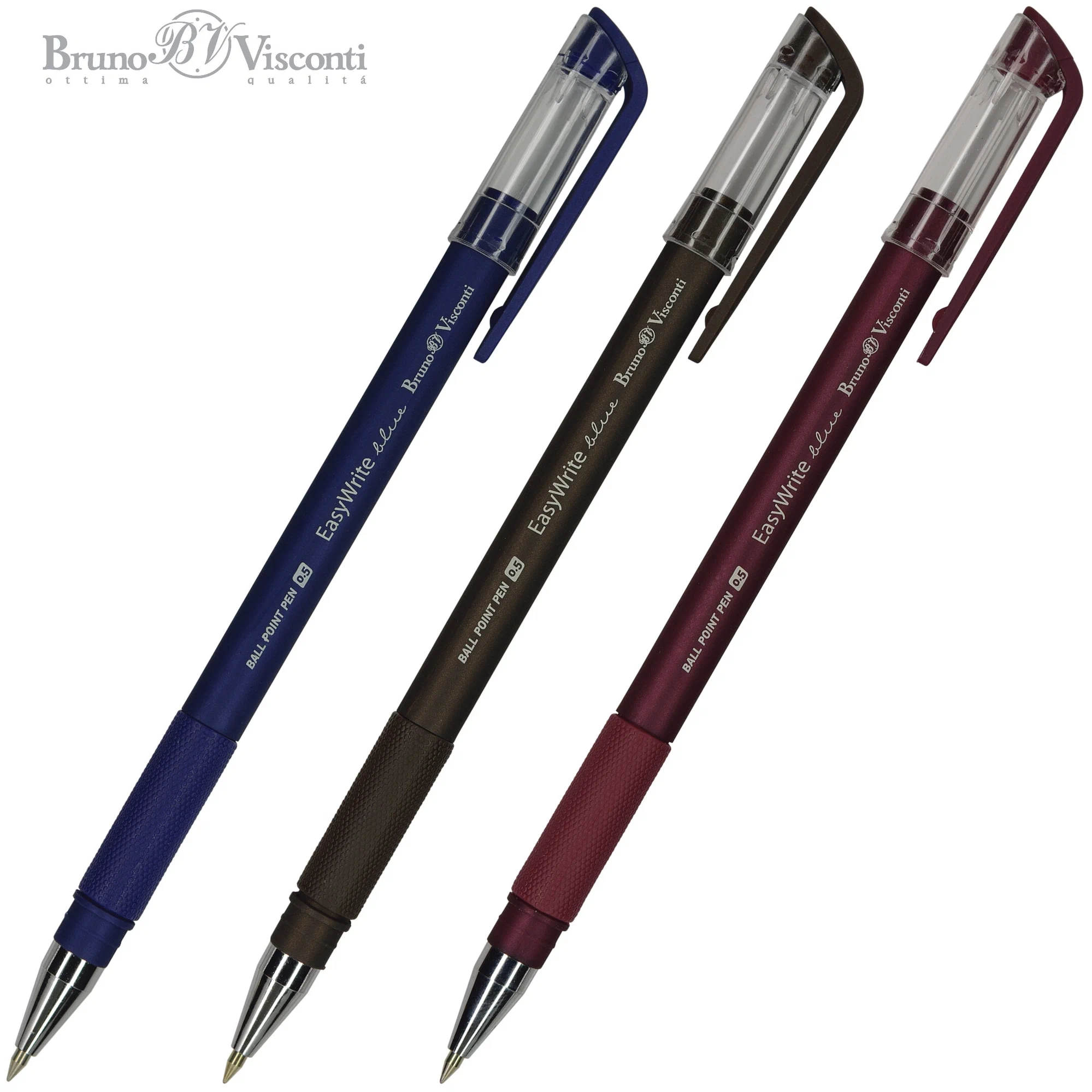 РУЧКА ШАРИКОВАЯ."BRUNO VISCONTI "EASYWRITE ORIGINAL" 0,5ММ СИНЯЯ