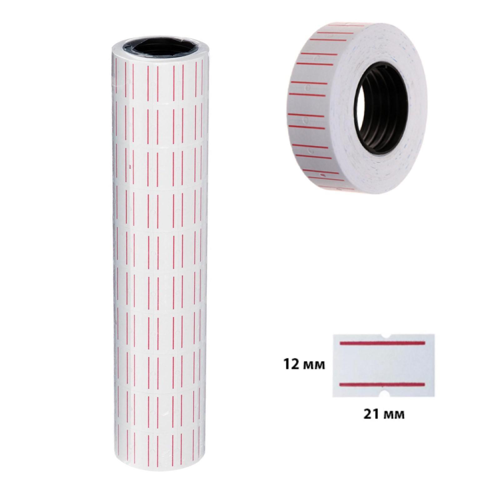 Ценники для этикет-пистолета БЕЛЫЙ, 21*12мм, 500шт, DL5985 (10 шт/уп)