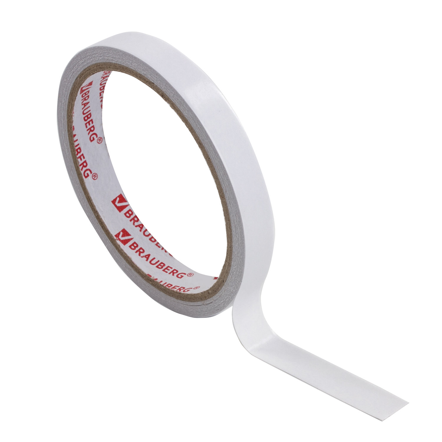 Скотч канцелярский двухсторонний 2 см ( 0,5 см намотка) белый