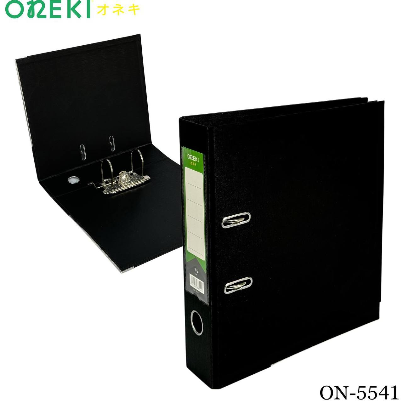 Папка регистрации 7.5см, ONEKI, BLUE (ЧЕРНЫЙ) УЦЕНКА