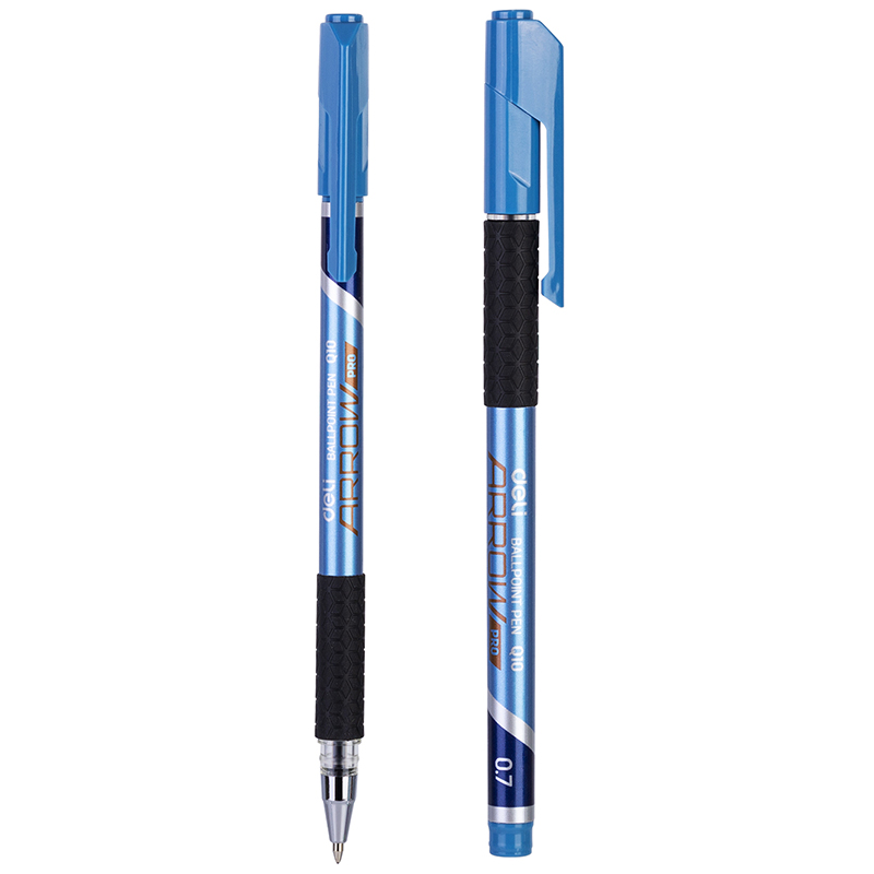 Ручка шариковая. DELI ARROW Q10-BL