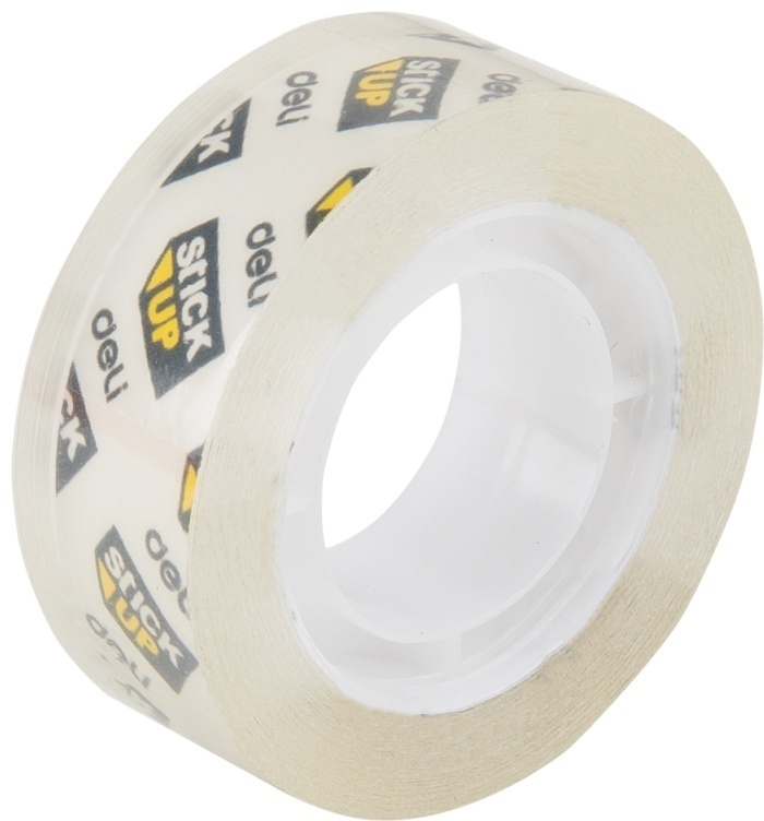 Клейкая лента DELI 18мм*30 м, прозрачная