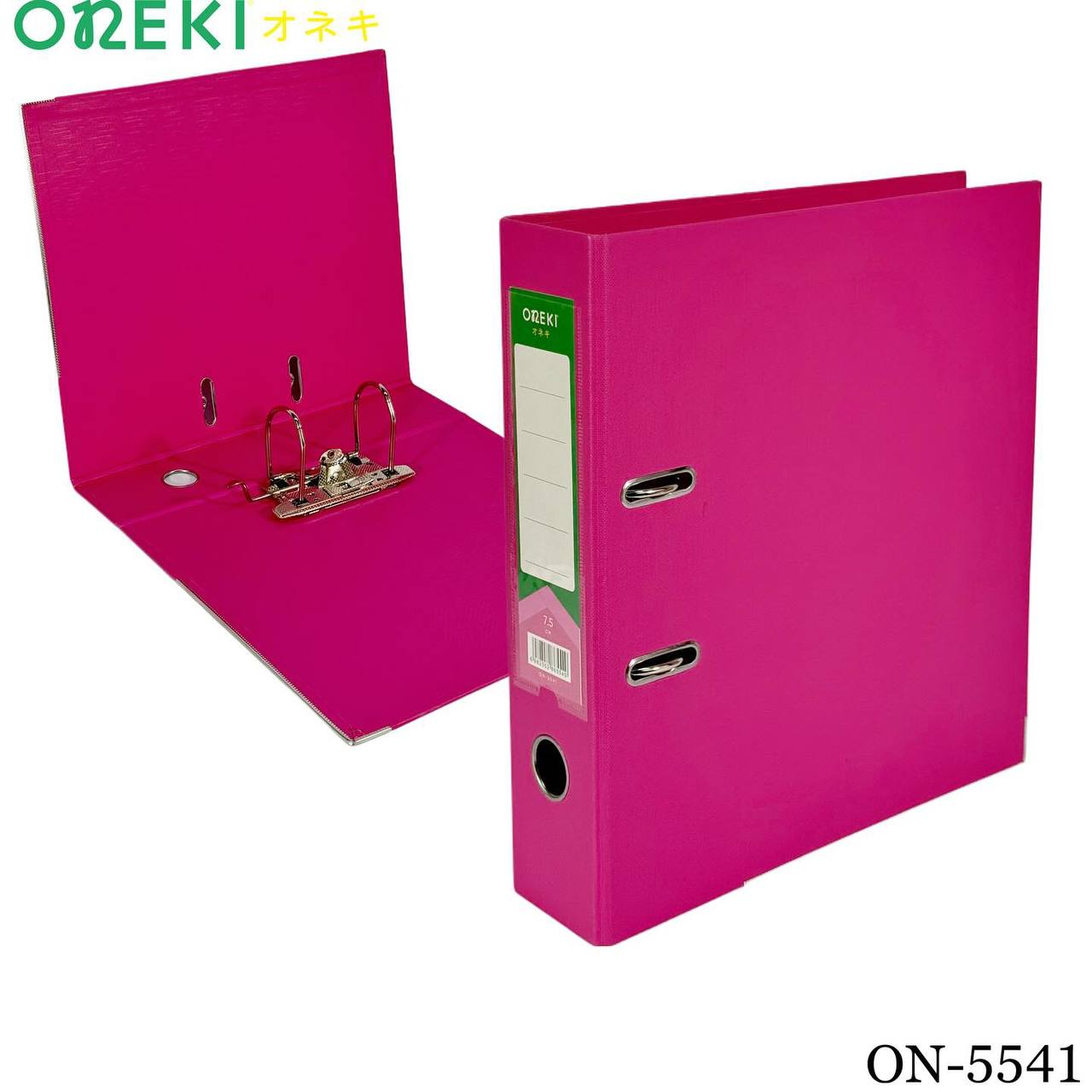Папка регистрации 7.5см, ONEKI, ON-5541-PINK (РОЗОВЫЙ)