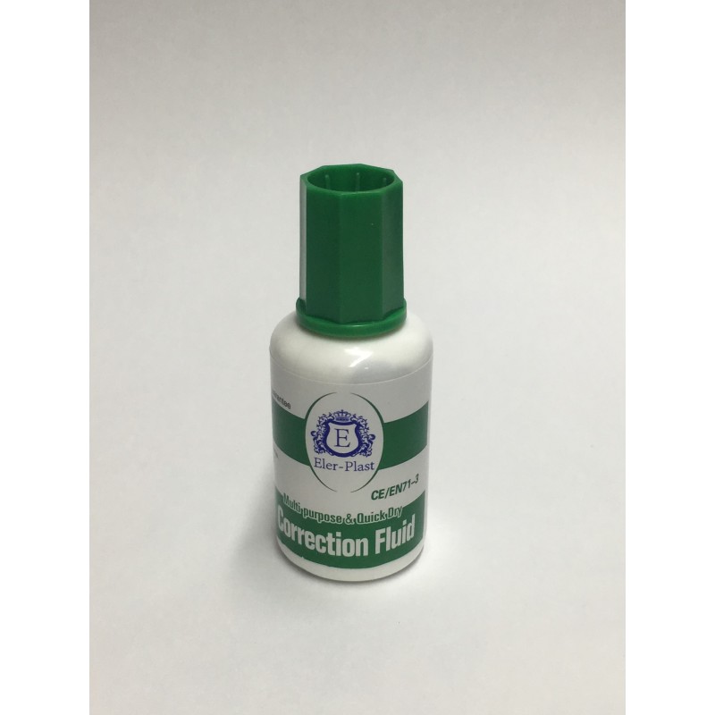 Корректирующая жидкость Eler-Plast  20млс кистью