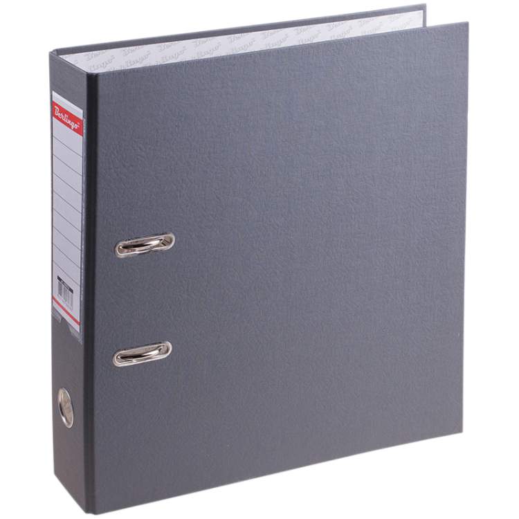 Папка регистрации 7.5см, ONEKI, ON-5541-GREY (СЕРЫЙ)